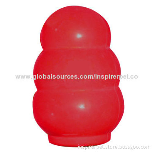 Pet Rubber Kong Toy, Non-toxic Natural Rubber, Hollow Treat Dispenser